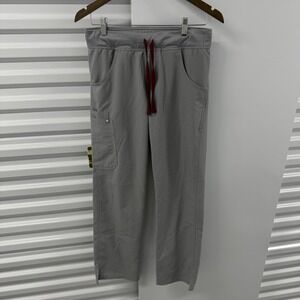 FIGS Mens Scrub Pants Small Gray Straight Leg Drawstring Medical‎ 30x30